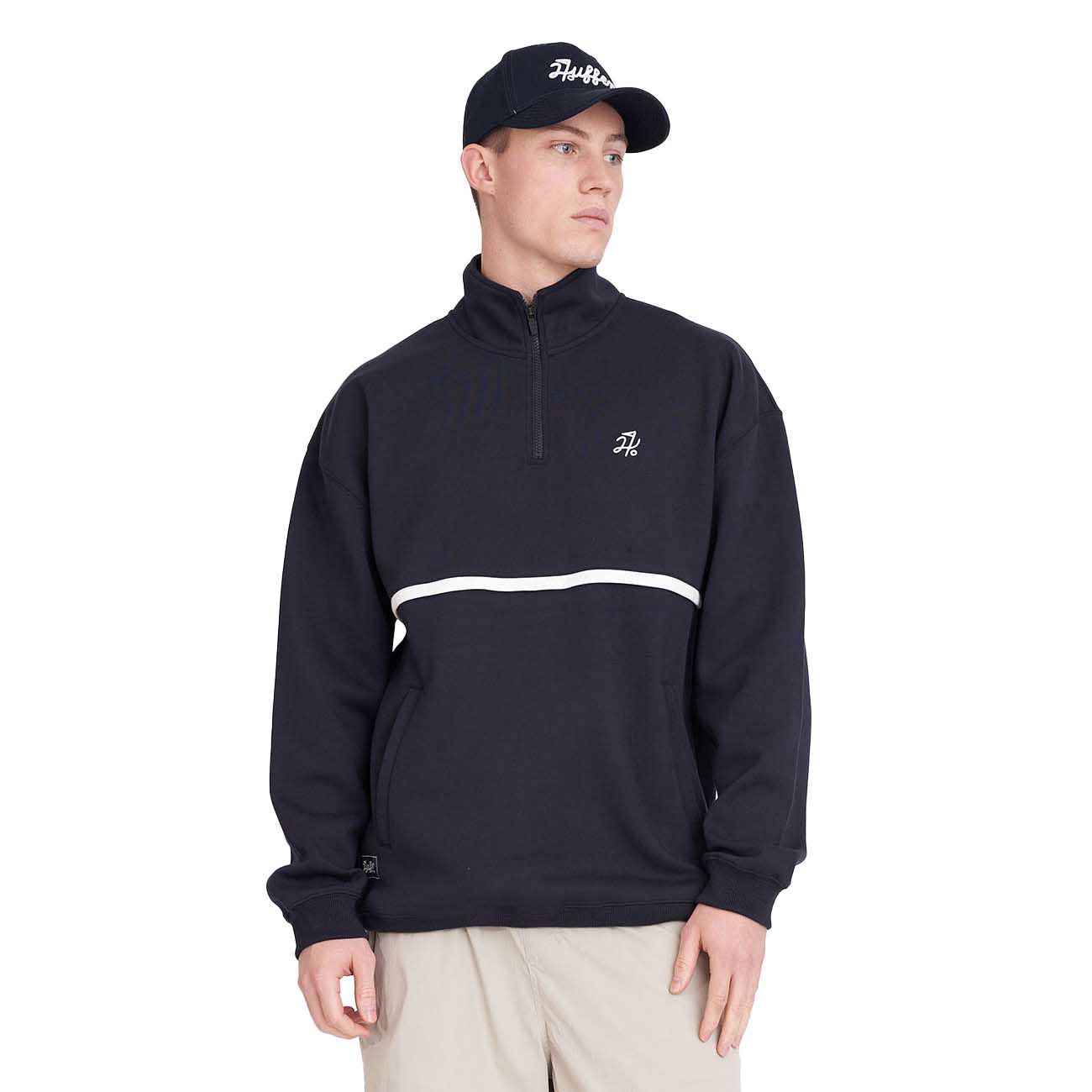Huffer Club ¼ Zip Crew